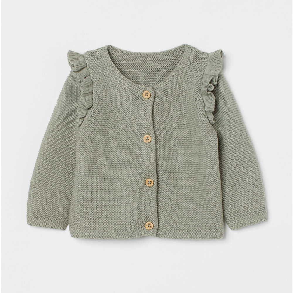 H&M Ruffle Trimmed Cardigan Size 4T